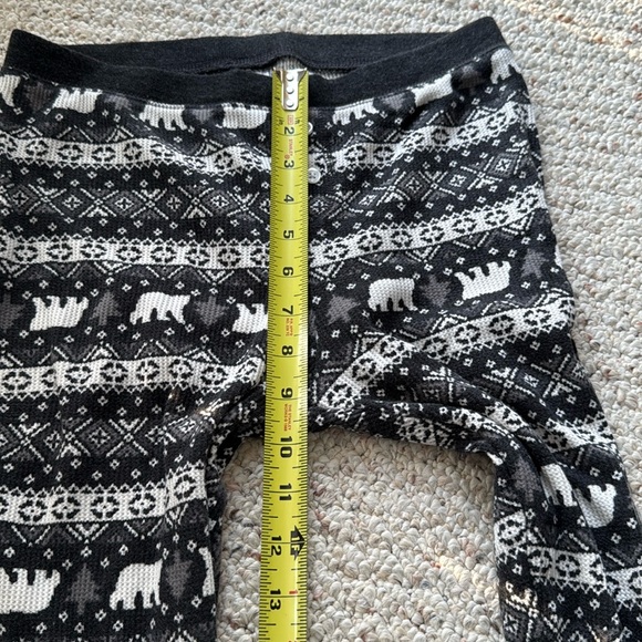 Old Navy polar bear print pajama pants size S small thermal holiday Christmas - Picture 6 of 10